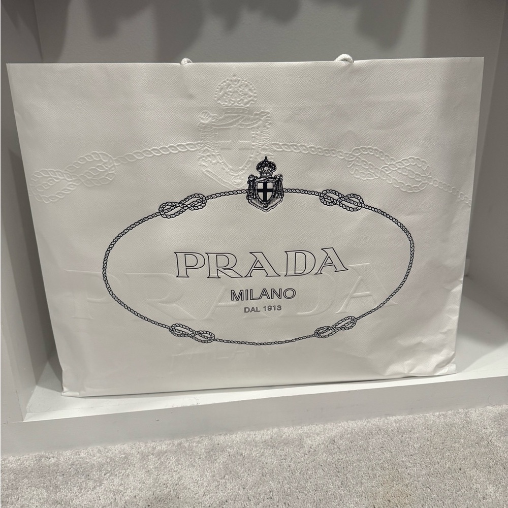 Prada Black Leather Tote Bag - Picture 12 of 15
